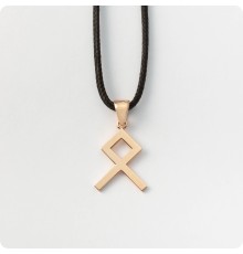 Руна Одал (Отала) из золота