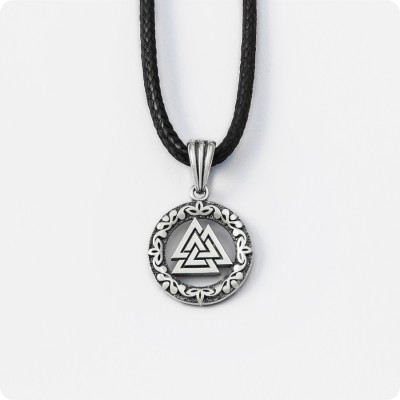 Валькнут из серебра (малый)