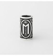 Шарм с руной Эваз из серебра