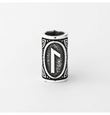 Шарм с руной Лагуз (Легр) из серебра