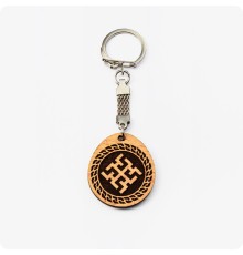 Брелок Духобор из дерева Бука