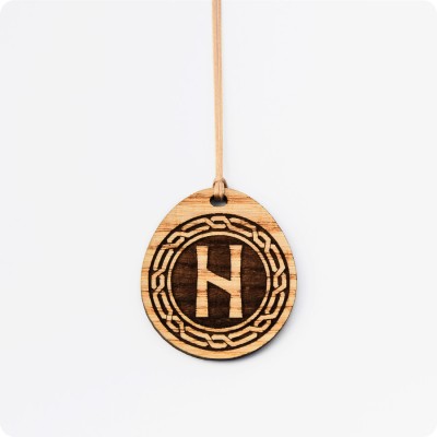 Руна Хагалаз (Хагал) из дерева Ясеня (руна Стихии разрушения)