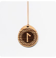 Руна Лагуз (Легр) из дерева Ясеня (Дикий Лук)