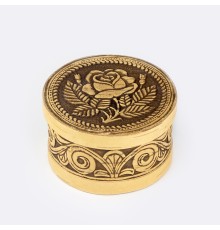 Берестяная шкатулка для оберегов - Роза