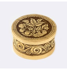 Берестяная шкатулка для оберегов - Земляника