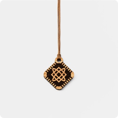 Детский оберег Звезда Лады-богородицы из дуба