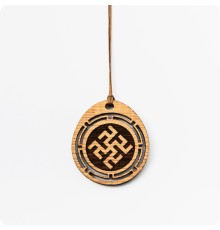 Оберег Одолень трава из дерева Дуба