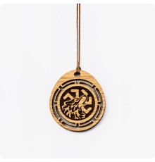 Оберег Волк Колядник из дерева Дуба