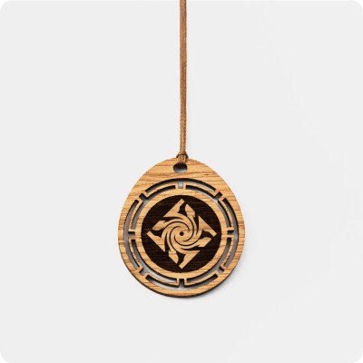 Оберег Гаруда из дерева Дуба