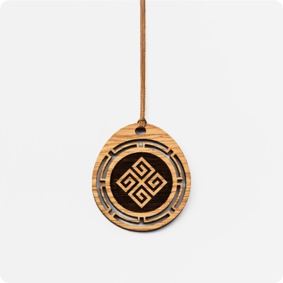 Оберег Душевная сила из дерева Дуба