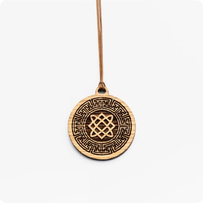 Оберег Звезда Лады-богородицы из дерева