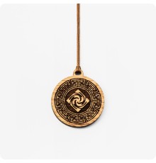 Оберег Знич из дерева