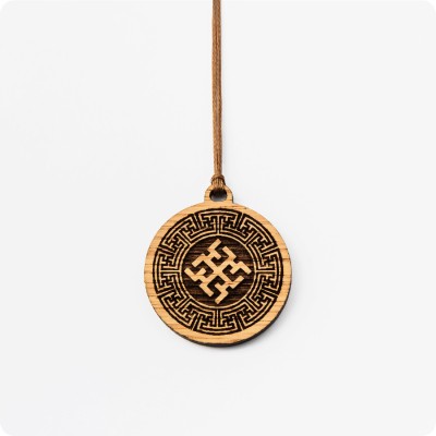 Оберег Духобор из дерева