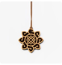 Оберег Звезда Лады-богородицы из Дуба в солнце