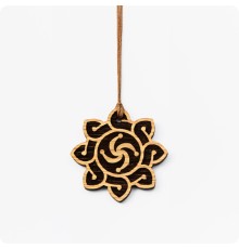 Оберег Символ Рода из Дуба в солнце