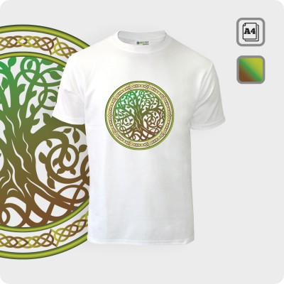 Футболка - Древо Жизни (Иггдрасиль) - К.1873-01