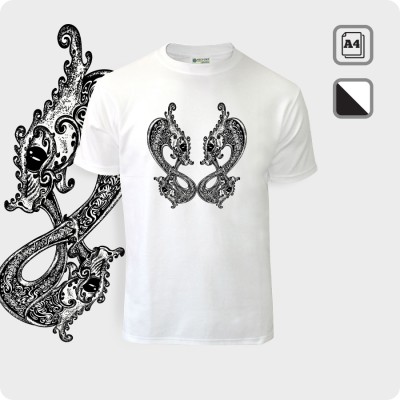 Футболка - Змеи