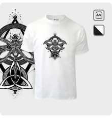 Футболка - Стрекоза с Трикветром