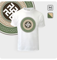 Футболка с оберегом Одолень трава - К.1845-01