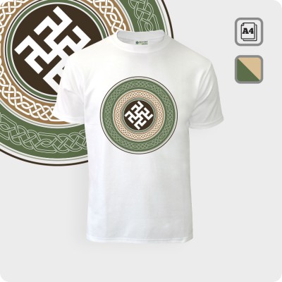 Футболка с оберегом Одолень трава - К.1845-01