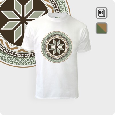 Футболка с Алатырем - К.1802-01