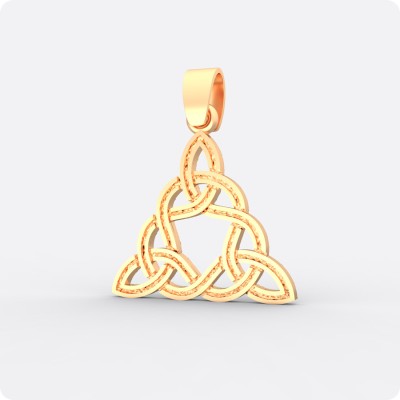 Узел Бригит из золота