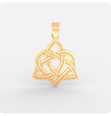 Любовный Амулет - Узел Любви из золота