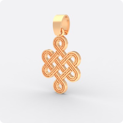 Мистический узел удачи, Любви и Процветания из золота