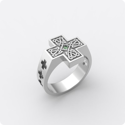 Кольцо с Кельтским крестом