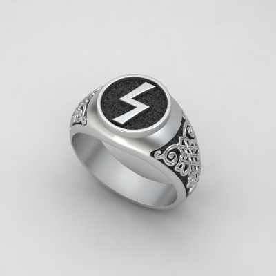 Кольцо с Руной Соулу (Сол)