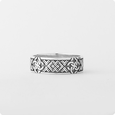 Обручальные кольца со Свадебником и славянским узором