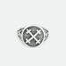 Женское кольцо из серебра - Крест Мары (Марены)