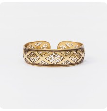 Браслет - Оберег Одолень трава (резной)