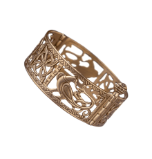 Русальный браслет из латуни - Четырехлистник