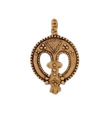 Замкнутая Лунница из Латуни