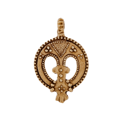 Замкнутая Лунница из Латуни