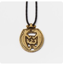 Оберег семейного благополучия из латуни