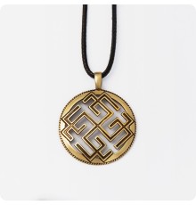 Оберег Сварожич из латуни
