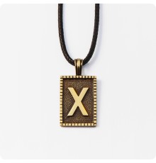 Руна Гебо из латуни