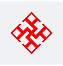 Наклейка с Оберегом Духовная Сила без круга