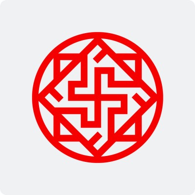 Наклейка с Оберегом Валькирия в круге