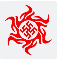 Наклейка с Оберегом Цветок Папоротника