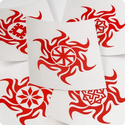 Наклейка Медведь - Я Русский