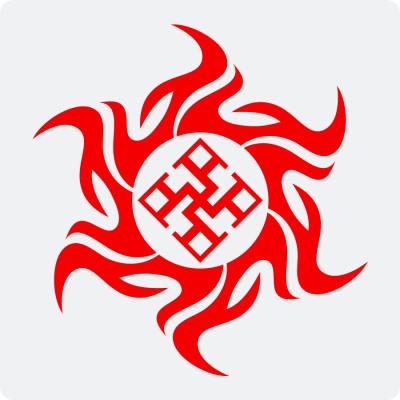 Наклейка с Оберегом Духовная Сила