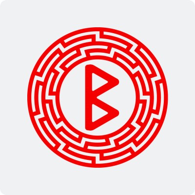 Наклейка руна Беркана в Солнцевороте