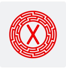 Наклейка руна Гебо в Солнцевороте