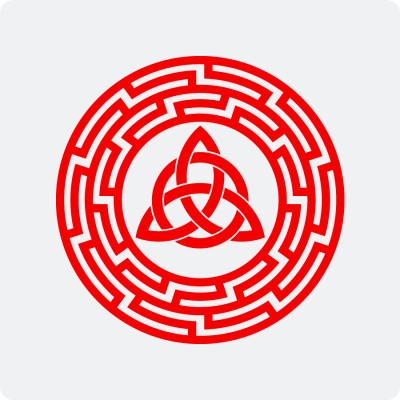 Наклейка Триглав в Солнцевороте