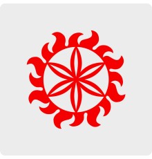 Наклейка с Оберегом Колесо Перуна в Ярило