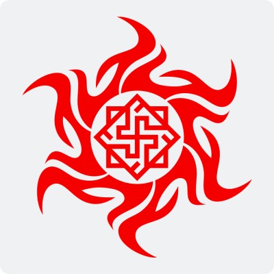 Наклейка с Оберегом Валькирия