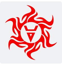 Наклейка с Оберегом Символ Велеса (Волоса)